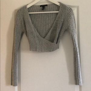 Knit cropped sweater